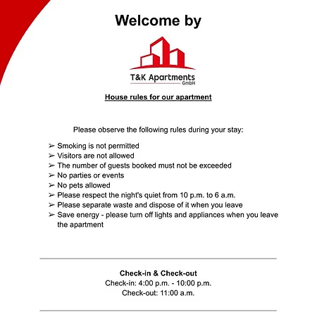 T&k - 3 Schlafzimmer - Ruhige Lage - Ohne Durchgang Apartment *